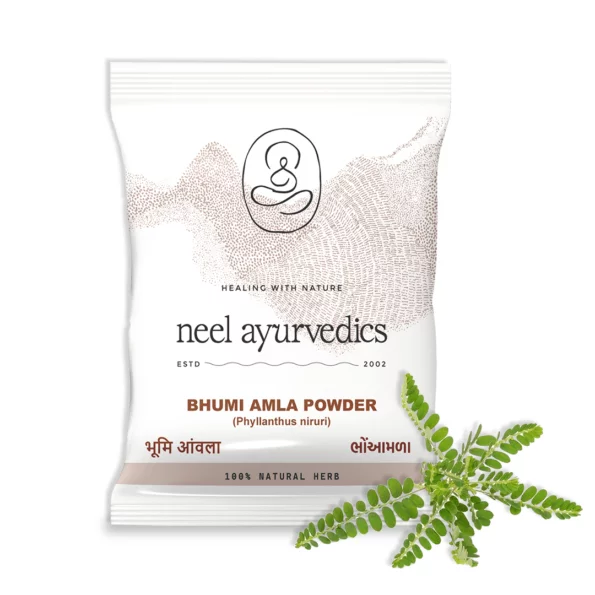 Neel Ayurvedics Bhoi Aamli Churna | Bhumi Amalaki Pulver | Bhumi Amla Churna | Bhuiamlaki Pulver