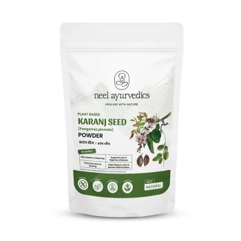 Neel Ayurvedics Karanj Beej Churna | Karanj-Samen-Pulver | Pongamia pinnata-Pulver