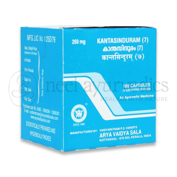 Kottakkal Arya Vaidya Sala Kantasinduram 7 Capsule