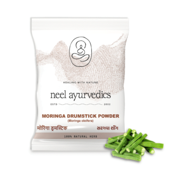 Neel Ayurvedics Moringa Drumstick Pulver | Saragva Shing | Moringa oleifera Pulver