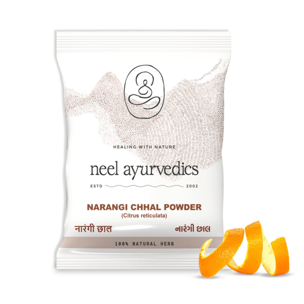 Neel Ayurvedics Narangi Chhal Churna | Narangi-Rinden pulver | Orangenschalen pulver