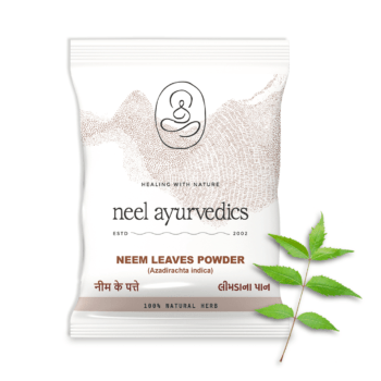 Neel Ayurvedics Neemblätterpulver | Azadirachta indica Blätterpulver | Nimba Pulver