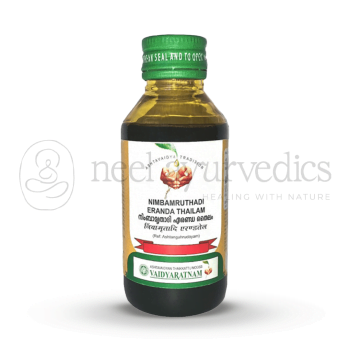 Vaidyaratnam Nimbamrithadi Eranda Thailam – 100 Ml