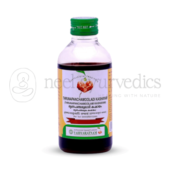 Vaidyaratnam Thrunapanchamooladi Kashayam – 200 Ml