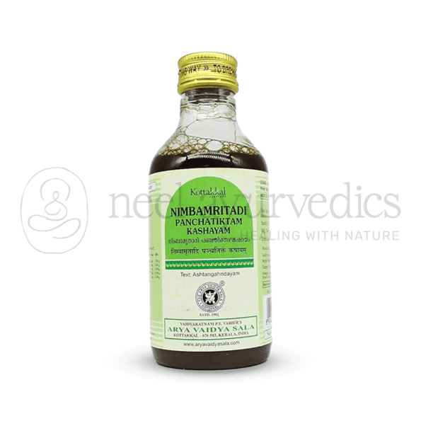 Kottakkal Arya Vaidya Sala Nimbamritadi panchatiktam Kashayam – 200 ML