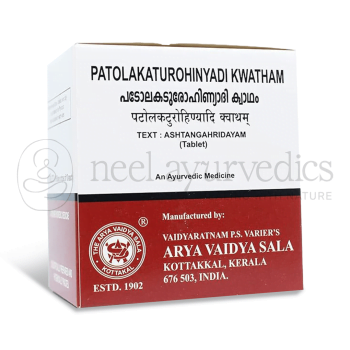 Kottakkal Arya Vaidya Sala Patolktorohinidi Kwatham (Tablette) - 100 Tabletten