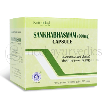 Kottakkal Arya Vaidya Sala Sankha Bhasmam Kapsel - 100 Kapseln