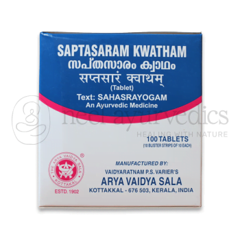 Kottakkal Arya Vaidya Sala Saptasram Kwatham Tablette -100 Tabletten