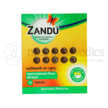 Zandu Brihat Vatchintamani Rasa Gold - 10 Tabletten | Bei Gelenkschmerzen