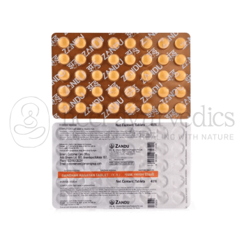 Zandu Gandhak Rasayan - 40 Tabletten| Bei Hautproblemen und Harnwegserkrankungen