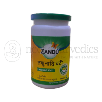 Zandu Lashunadi Vati - 80 Tabletten | Bei Durchfall und Dyspepsie