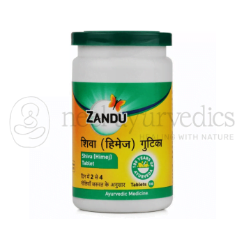 Zandu Shiva (Himej) Tablette - 100 Tabletten | Für die Gesundheit des Verdauungssystems