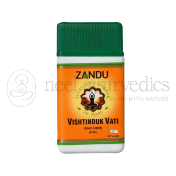 Zandu Vishtinduk Vati - 40 Tabletten | Für Verdauung und Atemwege