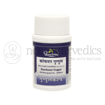 Dhootpapeshwar Kanchanar Guggulu - 60 Tabletten