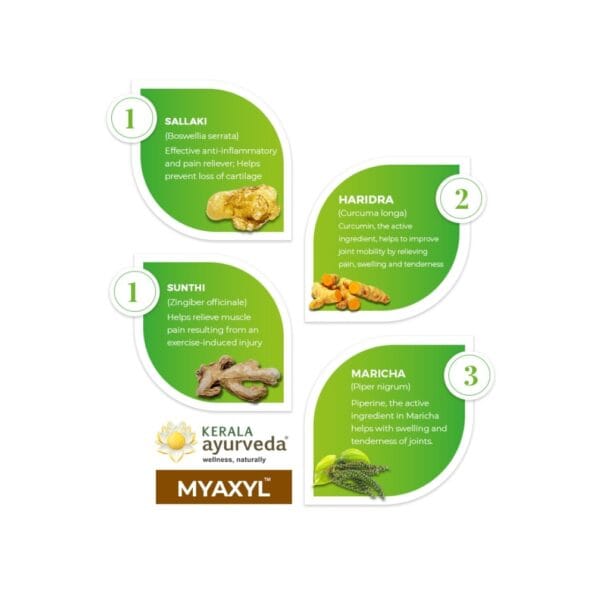 Kerala Ayurveda Myaxyl Capsule -100 caps