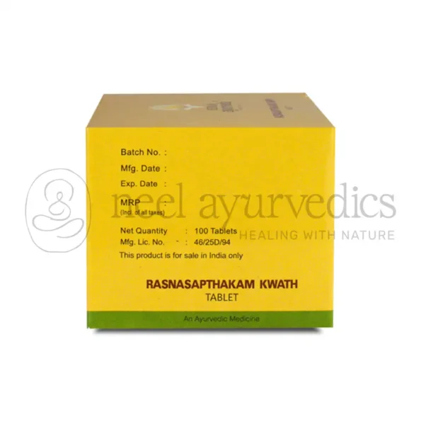 Kerala Ayurveda Rasnasapthakam Kwath Tablet – 100 Tab2
