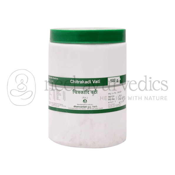 Dhanvantari Chitrakadi Vati Tablets Grams - 500 gm