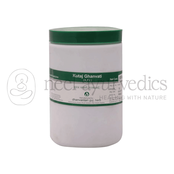 Dhanvantari Kutaj Ghanvati Tablets Grams -500 GM