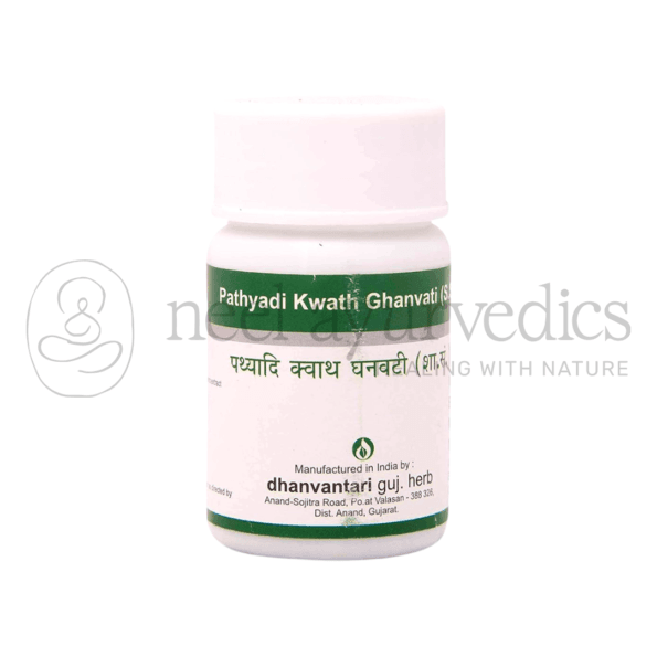 Dhanvantari Pathyadi Kwath Ghanvati Tablets Grams