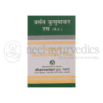Dhanvantari Vasant Kusumakar Ras (S.Y) – 20 Tabs