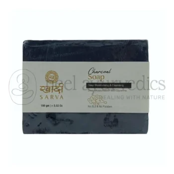 Khadi Sarva Herbal Charcoal Soap