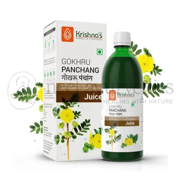 Krishna’s Herbal And Ayurveda Gokhru Panchang Juice – 1000 ML1