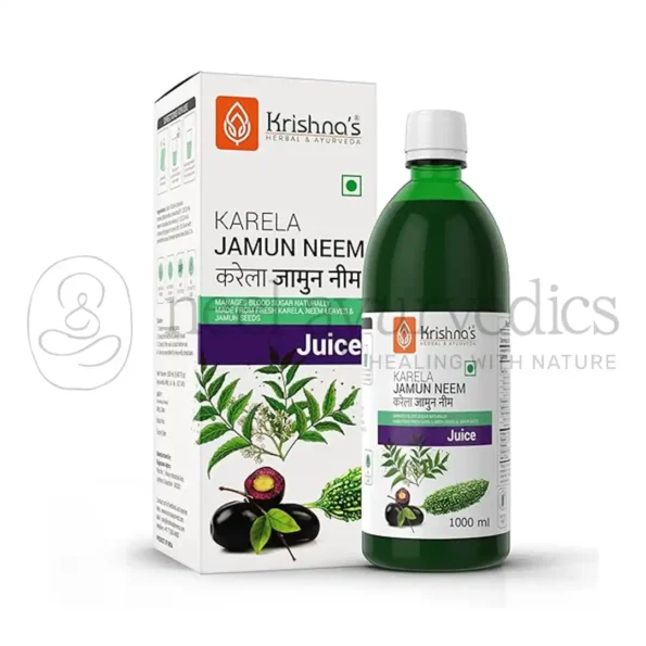 Krishna’s Herbal And Ayurveda Karela Jamun Neem Juice – 1000 ML