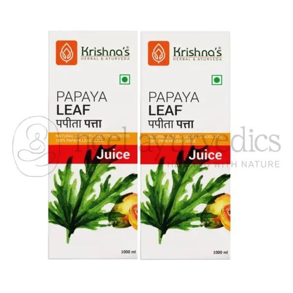 Krishna’s Herbal And Ayurveda Papaya Leaf Juice – 1000 ML1