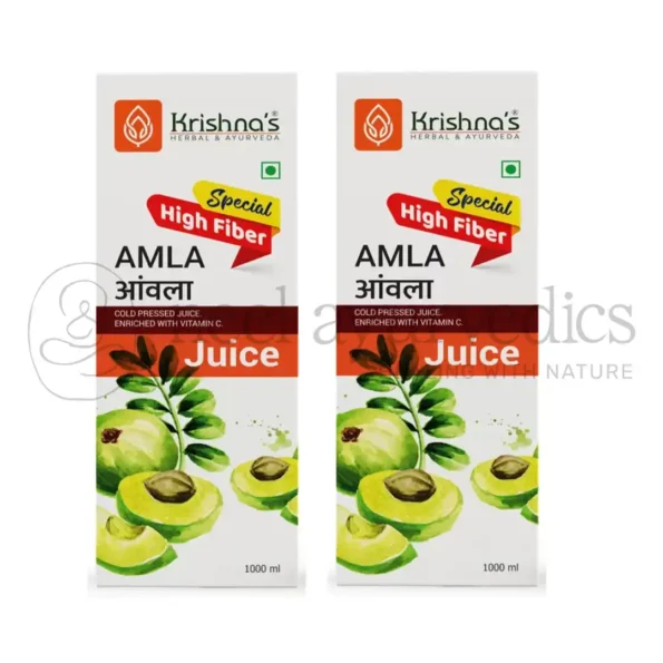 Krishna’s Herbal And Ayurveda Premium Amla High Fiber Juice – 1000 ML1