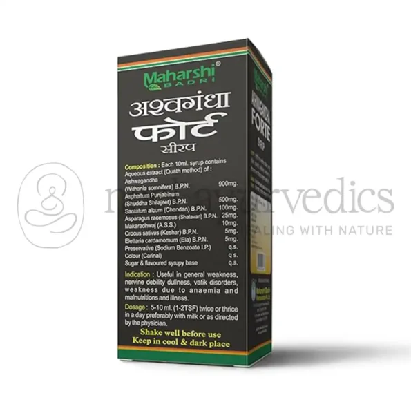 Maharshi Badri Ashwagandha Forte Syrup – 200 ml1