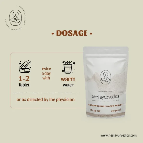 Neel Ayurvedics Aerandbhrust Harde (Haritaki)Tablet