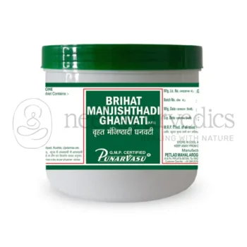 Punarvasu Brihat Manjishthadi Ghanvati – 500 Gram (Bulk Pack)