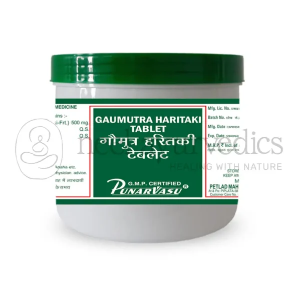 Punarvasu Gaumutra Haritaki Tablets – 500 Gm