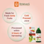 Krishna’s Herbal And Ayurveda Premium Amla High Fiber Juice – 1000 ML