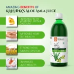 Krishna’s Herbal And Ayurveda Aloe-Amla Mix Juice – 1000 ML