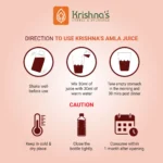 Krishna’s Herbal And Ayurveda Premium Amla High Fiber Juice – 1000 ML