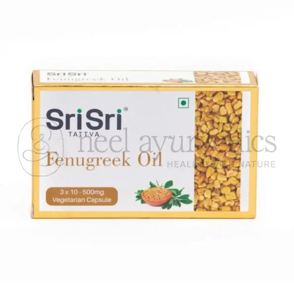 Sri Sri Tattva Great After 40 Fenugreek oil Capsules – 30 Cap